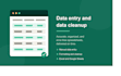 do data entry and clean up your excel or google sheets