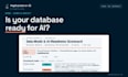 design your database schema and data model, ready for analytics and ai