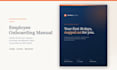 create a professional employee onboarding manual for your team