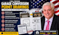 garage conversion permit drawings and city approval update