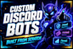 build a custom discord bot with automation and moderation