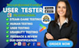 do user testing app testing website testing QA iphone android UI UX
