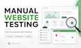 manually test your website and report bugs