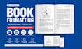 do book formatting, word document, google doc manuscript format, kdp ingramspark