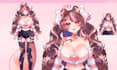 design and rig live2d vtuber model anime character style live2d rigging