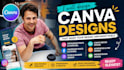 design social media posts instagram carousel facebook post design canva template
