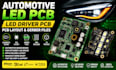 design automotive led pcb, led driver pcb, pcb layout and gerber files