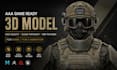 do 3d realistic character for game, printing