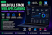 build full stack web app with react nextjs nodejs ai saas API integration