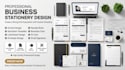 do invoice quotation, template envelope receipt book, id card, stationery design