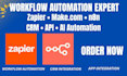 build workflow automation using zapier, make, and n8n