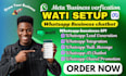 setup wati whatsapp API chatbot automation CRM integration