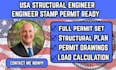 structural engineer architectural permit drawing full permit set massachusetts