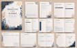 design canva digital planner, printable and clickable PDF for etsy and goodnotes