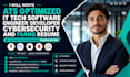 write ats optimized it tech software engineer developer cybersecurity and faang