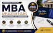 draft MBA application essays, personal statement, and sop