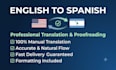 accurately translate english documents into spanish