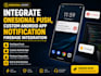 integrate one signal push, custom android app notification, firebase integration