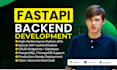 build a secure backend API using fastapi