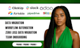 migrate your CRM data between clickup, pipedrive, zoho, airtable, odoo crm