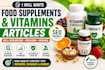 write food supplements and vitamins articles