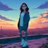 create anime style album cover