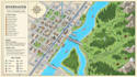 create custom travel maps, city maps, landmark maps and route maps