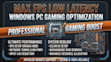 optimize your gaming PC for maximum fps and low latency