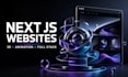 build a premium animated next js website with 3d elements