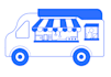 draw costum simple design food character illustration