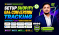 setup shopify ga4 conversion tracking, meta pixel capi and server side GTM
