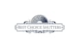 design unique best choice shutters logo