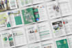 design a premium magazine or editorial publication
