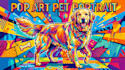 make an awesome pop art wpap pet portrait