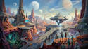 paint concept art, sci fi illustration and sci fi art