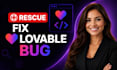 fix lovable ai website, lovable app, lovable dev, supabase errors and bugs