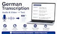 transcribe german audio an video accurately