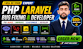 fix PHP laravel bugs, website errors, API issues and develop custom web apps