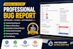 manually test your website or app for bugs