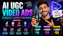 create ai ugc video ads that convert for tiktok, meta