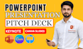 design powerpoint presentation redesign pitch deck improve powerpoint slides