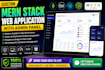 build a custom mern saas, CRM, erp or any web app with admin dashboard