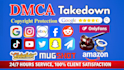 permanently remove mugshots articles defamation harassing copyright leak by dmca