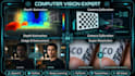 do depth estimation, camera calibration, image enhancement, and super resolution