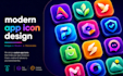 design modern and attractive app icon logo