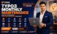 maintain, secure and update your typo3 website every month
