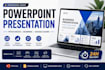 design a professional powerpoint presentation, pitch deck, and google slides