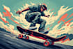 create eye catching skateboard design