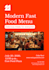 modern fast food menu flyer design