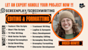 write, edit, and format your movie script screenplay or TV series, screenwriting